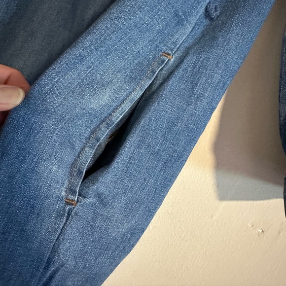 GAP Blue Denim 3/4 Sleeve Dress XS - Picture 3 of 7